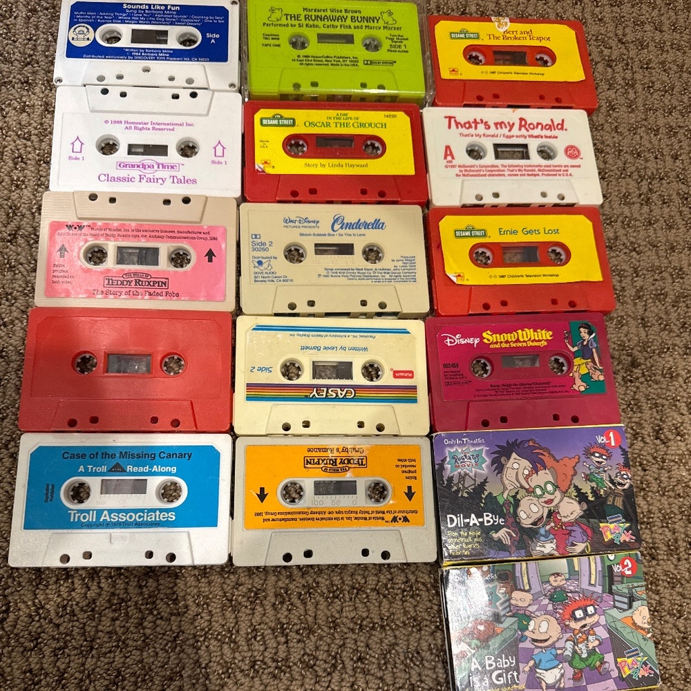 Children’s cassettes vintage